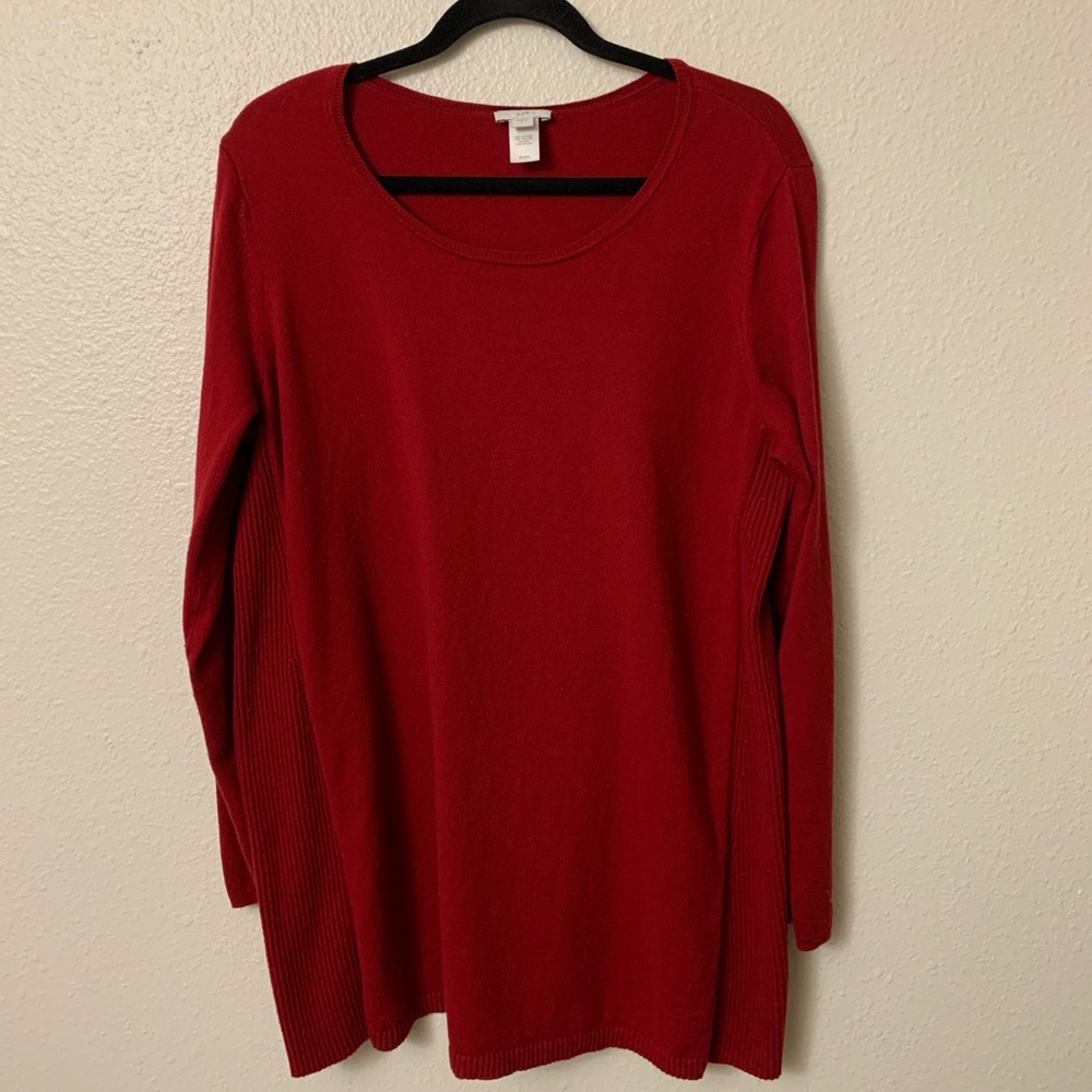 J.Jill red tunic